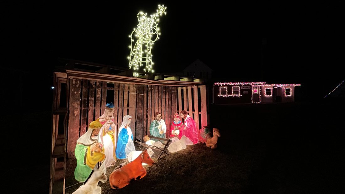 Christmas lights and holiday cheer at the County Fairgrounds